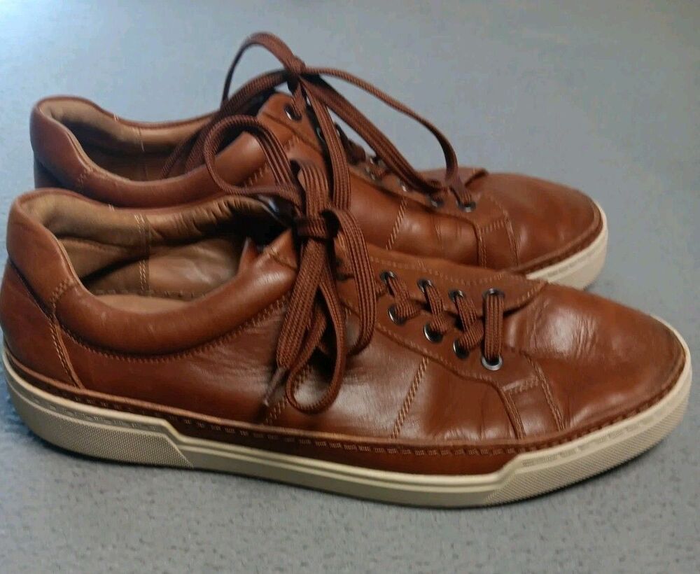 Allen Edmonds "PORTER CITY" Leather Casual Derby Sneakers Size ( 11 3E) Chili